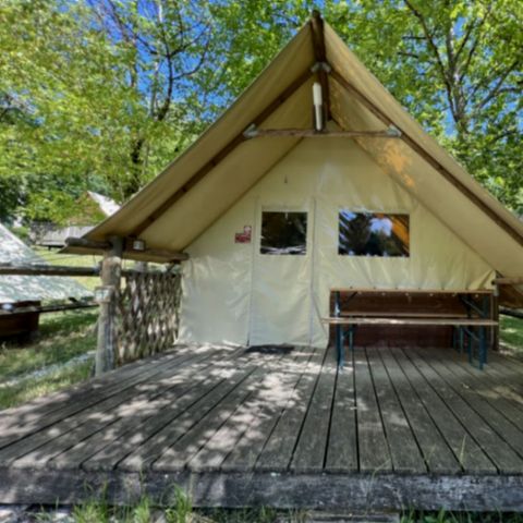 SafariZelt 4 Personen - Hibiskushütte