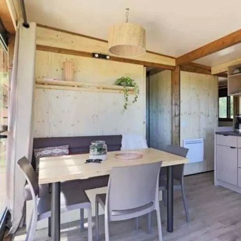 Mobilheim 5 Personen - Cottage Séouvo 3 Zimmer 5 Personen Klimatisiert + TV + Jacuzzi