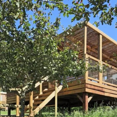 Mobilheim 5 Personen - Cottage Séouvo 3 Zimmer 5 Personen Klimatisiert + TV + Jacuzzi