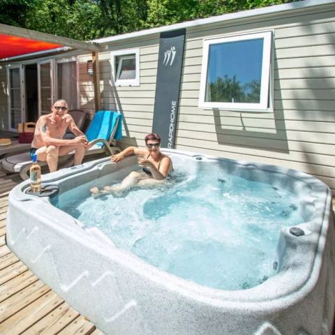 Mobilheim 6 Personen - Cottage Romarin 4 Zimmer 6 Personen Klimatisiert Privat Spa