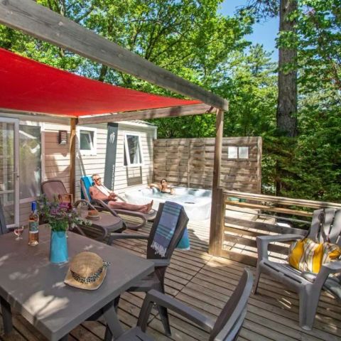 Mobilheim 6 Personen - Cottage Romarin 4 Zimmer 6 Personen Klimatisiert Privat Spa