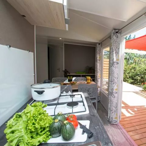 Mobilheim 6 Personen - Cottage Romarin 4 Zimmer 6 Personen Klimatisiert Privat Spa