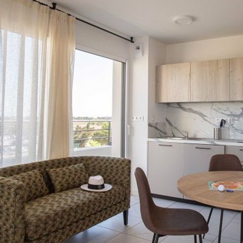 Wohnung 4 personen - Wohnung 4 Personen - 2 Schlafzimmer - Balkon - Blick auf die Berge und den Golfplatz (34E)