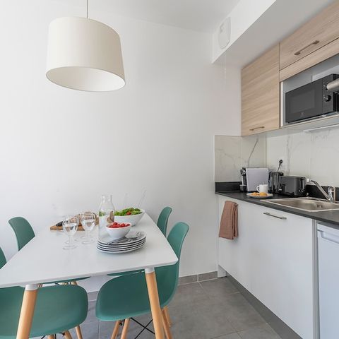 Studio 4 personen - 1 Schlafbereich - Terrasse oder Balkon