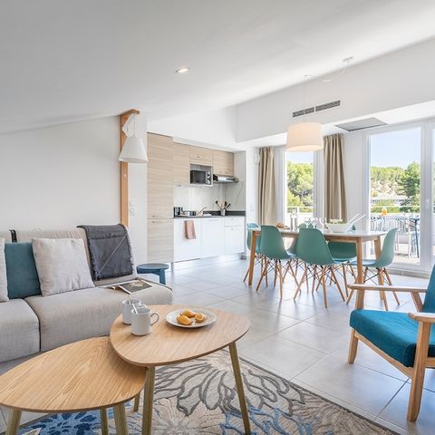Wohnung 6 personen - 2 Schlafzimmer - Duplex - Terrasse