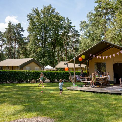 Safarizelt 6 Personen - einschließlich sanitärer Einrichtungen