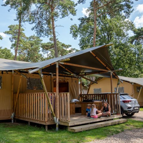 Safarizelt 5 Personen - einschließlich sanitärer Einrichtungen