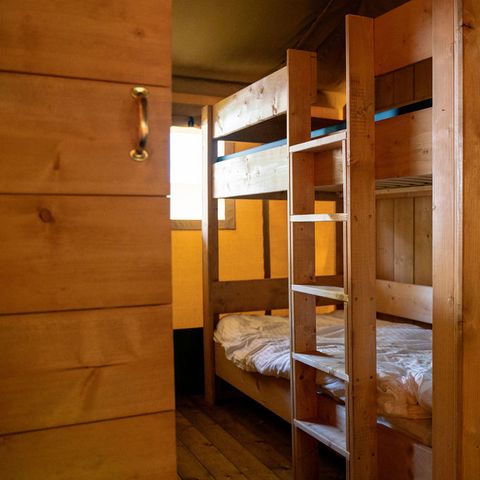 Safarizelt 4 Personen - einschließlich sanitärer Einrichtungen