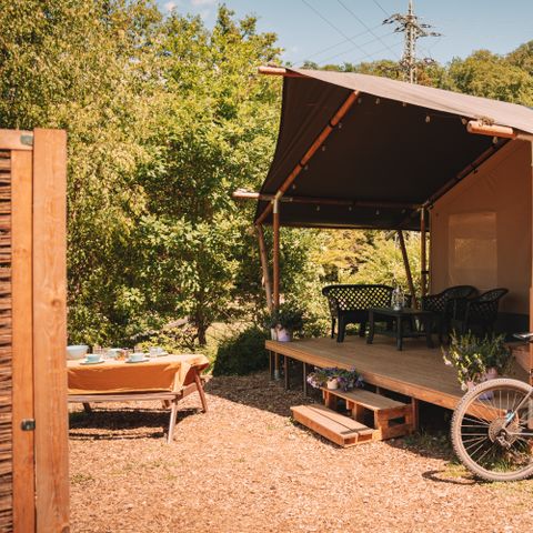 Safarizelt 6 Personen - Sauna