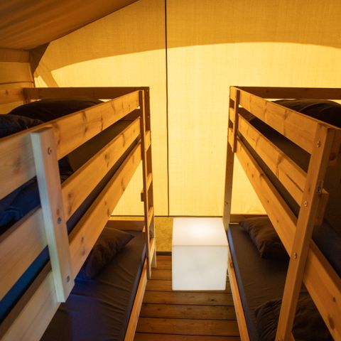 SafariZelt 6 Personen - Standard Maaszicht