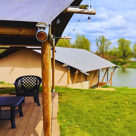 SafariZelt 6 Personen - Ausgezeichneter Maaszicht