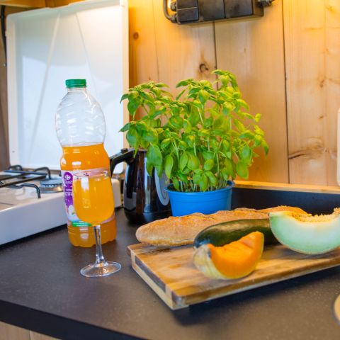 Safarizelt 4 Personen - einschließlich sanitärer Einrichtungen