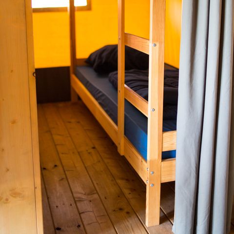 Safarizelt 4 personen - einschließlich sanitärer Einrichtungen