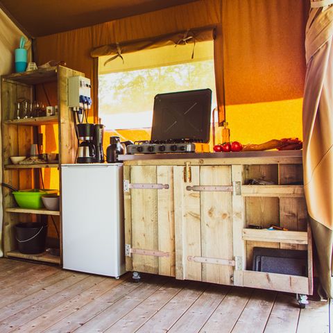 Safarizelt 6 Personen - Standard Maaszicht