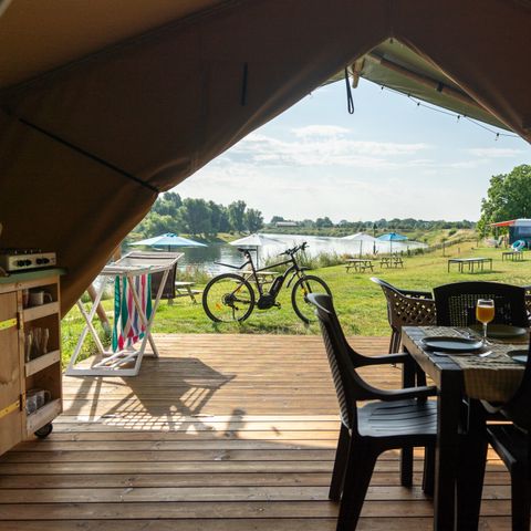 Safarizelt 6 Personen - Standard Maaszicht