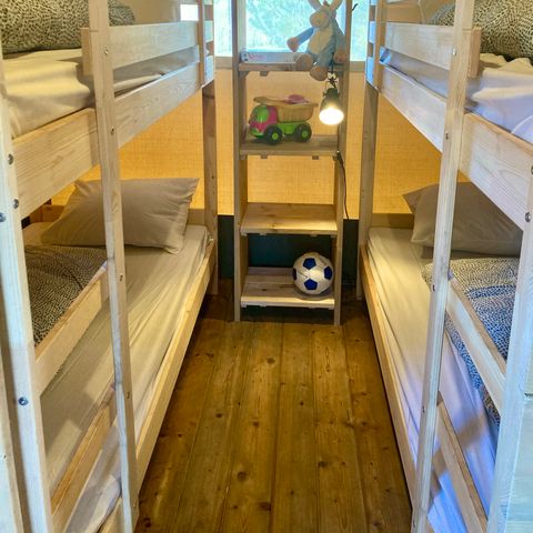 SafariZelt 6 Personen - einschließlich sanitärer Einrichtungen