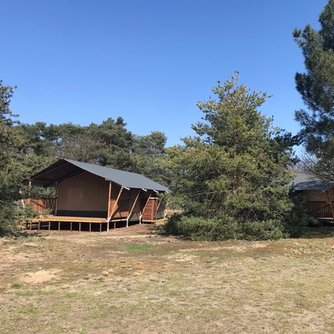 Safarizelt 6 Personen - einschließlich sanitärer Einrichtungen