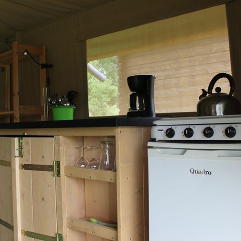 SafariZelt 6 Personen - mit eigener Sanitäreinheit