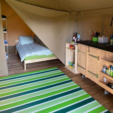 Safarizelt 6 personen - inkl. privater Sanitäreinheit