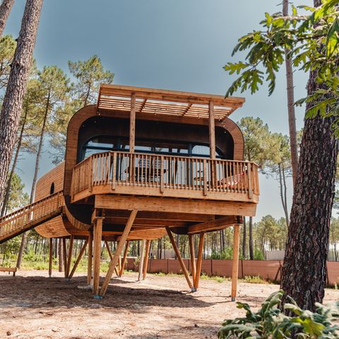 AUßERGEWÖHNLICHE UNTERKUNFT 4 Personen - Haus in den Bäumen 4 Personen