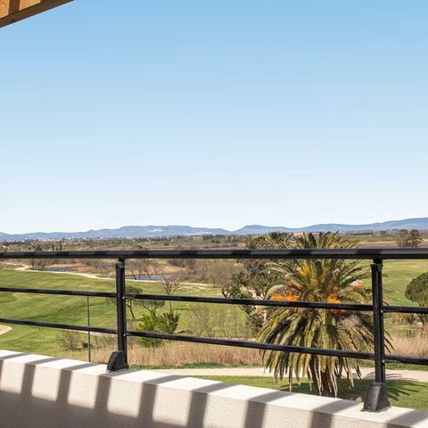 Wohnung 4 personen - 1 Schlafzimmer - Balkon - Blick auf den Golfplatz