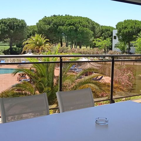 Wohnung 6 personen - Wohnung 6 Personen - 2 Schlafzimmer - Ausblick Swimmingpool & Golfplatz - Loggia