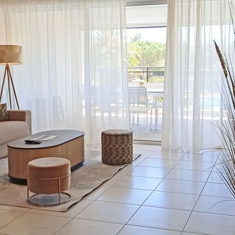 Wohnung 6 personen - 2 Schlafzimmer - Ausblick Swimmingpool & Golfplatz - Loggia