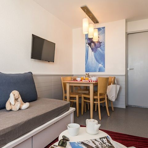 Wohnung 4 personen - 1 SCHLAFZIMMER - BERGBLICK
