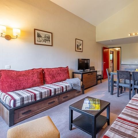 Wohnung 8 personen - 2 Zimmer + 1 Schlafbereich - Bergblick