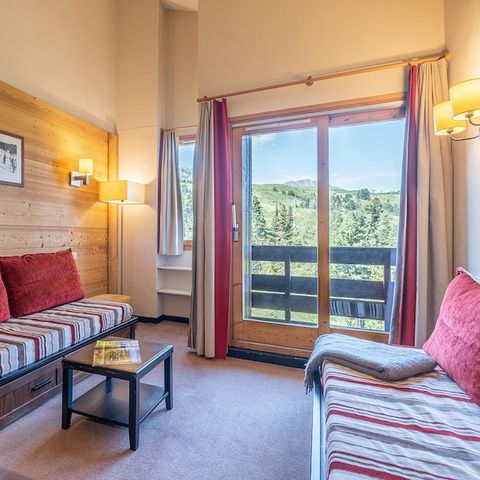 Wohnung 8 personen - 2 Zimmer + 1 Schlafbereich - Bergblick