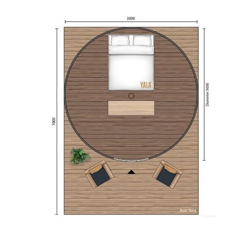 SafariZelt 2 Personen - Belltent