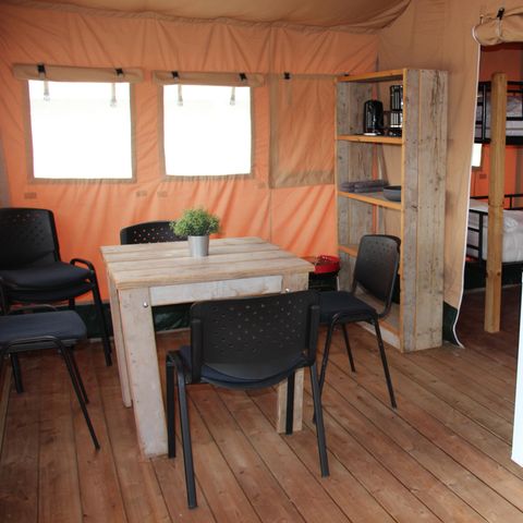 Safarizelt 6 Personen - mit eigener Toilette