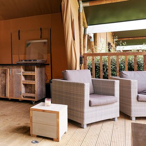 SafariZelt 5 Personen - Holz