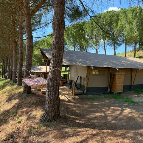 Safarizelt 6 Personen - einschließlich sanitärer Einrichtungen