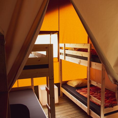 SafariZelt 6 Personen - Camping Vallee de L'Our - Safari Zelt 6 Personen