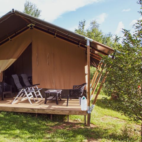 SafariZelt 6 Personen - Camping Vallee de L'Our - Safari Zelt 6 Personen