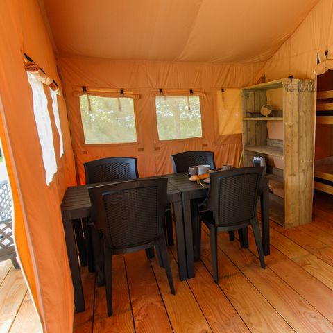 SafariZelt 6 Personen - Camping Vallee de L'Our - Safari Zelt 6 Personen