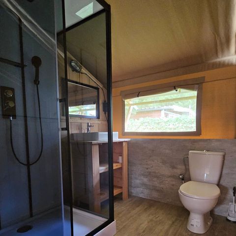 SafariZelt 4 Personen - Camping Vallee de L'Our - Safari Zelt 4 Personen inkl. Sanitäranlagen