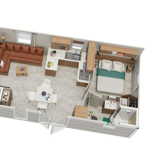 Bungalow 8 Personen - Mobilheim Violette