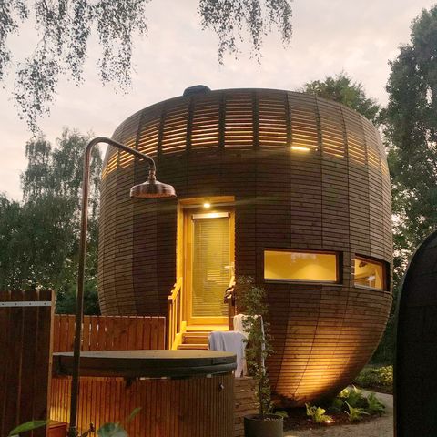 AUßERGEWÖHNLICHE UNTERKUNFT 2 Personen - Die Nussschale mit Whirlpool und Sauna