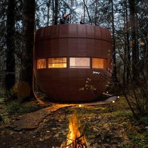 AUßERGEWÖHNLICHE UNTERKUNFT 2 Personen - Die Nussschale mit Whirlpool und Sauna