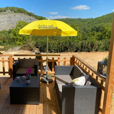 Lodge 6 personen - Luxuriöses Lodge-Zelt Belle Vue