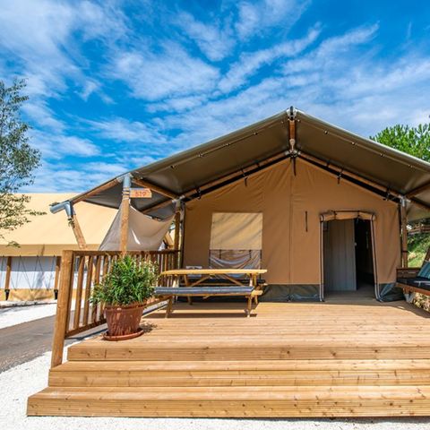 Safarizelt 6 personen - Übernachtung Bergerac Deluxe