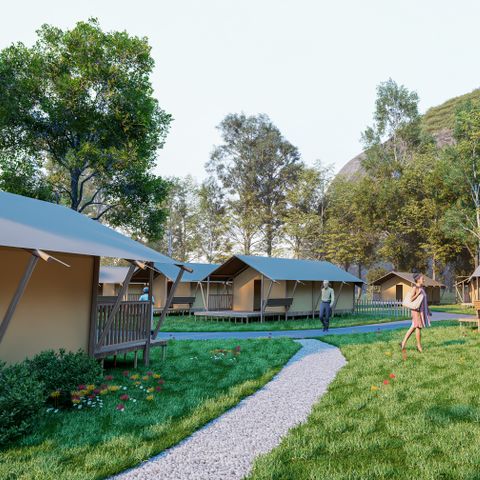 Safarizelt 6 personen - Übernachtung Bergerac Deluxe