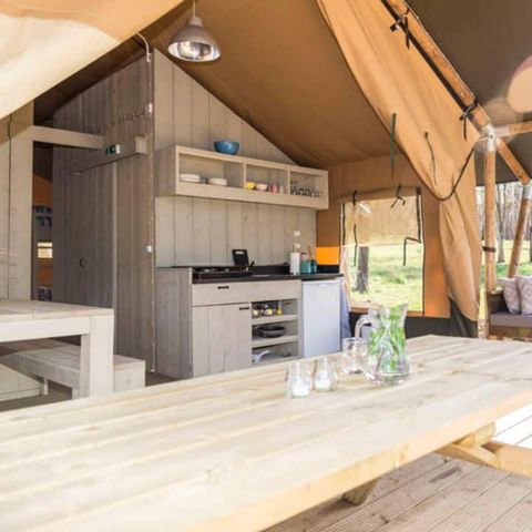 Safarizelt 6 personen - Übernachtung Bergerac Deluxe
