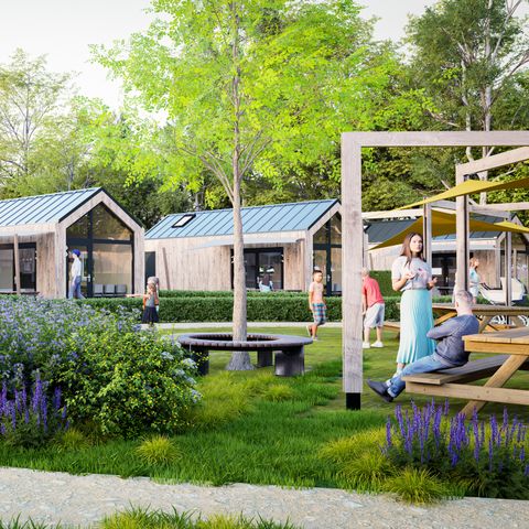 Chalet 8 personen - Dordogne Deluxe - mit zusätzlichem Zelt