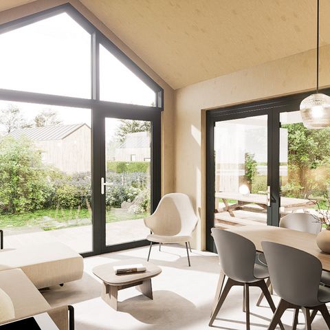 Chalet 8 personen - Dordogne Deluxe - mit zusätzlichem Zelt