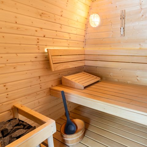 Landhaus 6 personen - Hütte mit Sauna (4+2p)