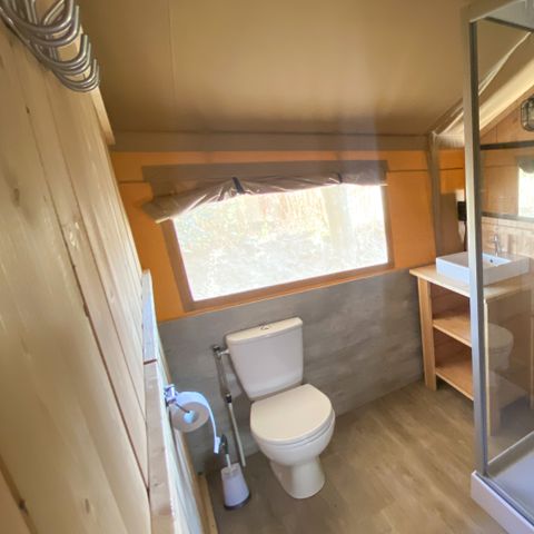 Safarizelt 6 Personen - einschließlich sanitärer Einrichtungen