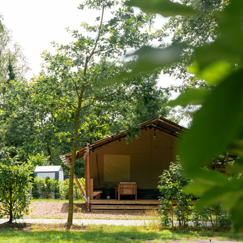 SafariZelt 4 Personen - einschließlich sanitärer Einrichtungen